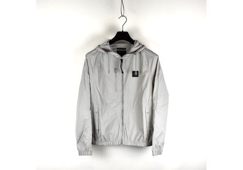 Marshall Artist Marshall Artist Fairfax nylon full zip hooded jacket Oceanic Grey