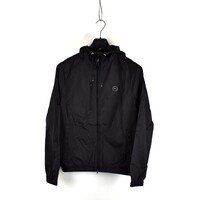 Marshall Artist Fairfax nylon full zip hooded jacket Black