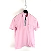 Stone Island Stone Island pink cotton quarter zip short sleeve shirt L