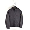 Stone Island Stone Island grey knit cotton hooded overshirt jacket L