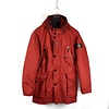 Stone Island Stone Island red david-tc quilted lined hooded multi pocket parka XL