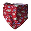 Kl. Lucas Couveusedoek Bandana kwijlslabber rood met roosje