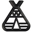 Logan & Alice Tipi Teether Zwart Bijtfiguur