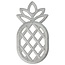 Logan & Alice Ananas Teether Granite  Bijtfiguur