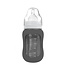 Ecoviking Glazen babyfles granite grey, 180 ml.