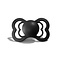 BiBS Supreme Rubber Maat 2 (6M+) *Zwart