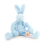 Bunnies By The Bay Speenknuffel Silly Buddy Bunny Blue