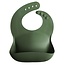 Mushie Siliconen Bibs Slabber Forest Green