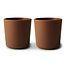 Mushie Cups Caramel - Drinking Cups Caramel - 2 pieces