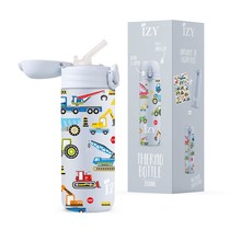 Izy Bottle Blue Machines - Thermos voor kindere