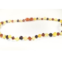 Multi - Baby Amber ketting - Barnsteen