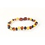 Irréversible Multi - Barnsteen Amber Baby Armband