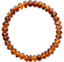 Armband voor volwassenen Amber Cognac Barnsteen