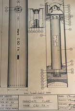 Engelse WO2 confidential poster Parachute Flare