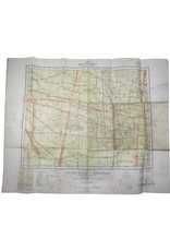 Canadese WO2 air navigation map Saskatchewan