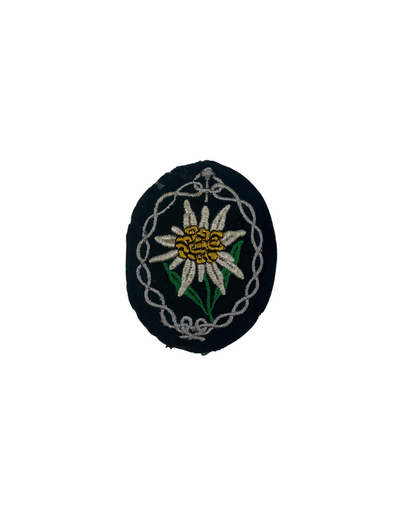 Duits WO2 Gebirgsjäger Edelweiss embleem