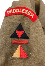 Engelse WO2 Middlesex 3rd division battledress
