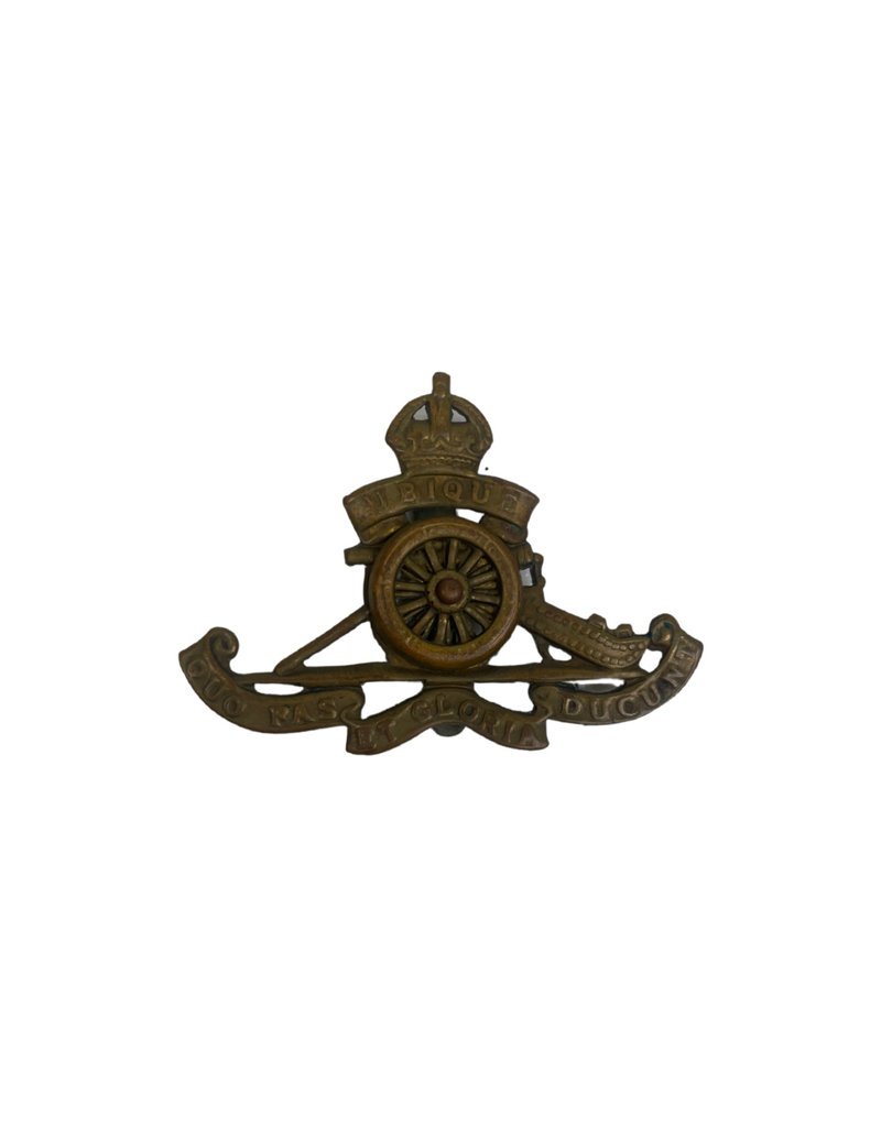 Engelse WO2 Royal Artillery cap badge