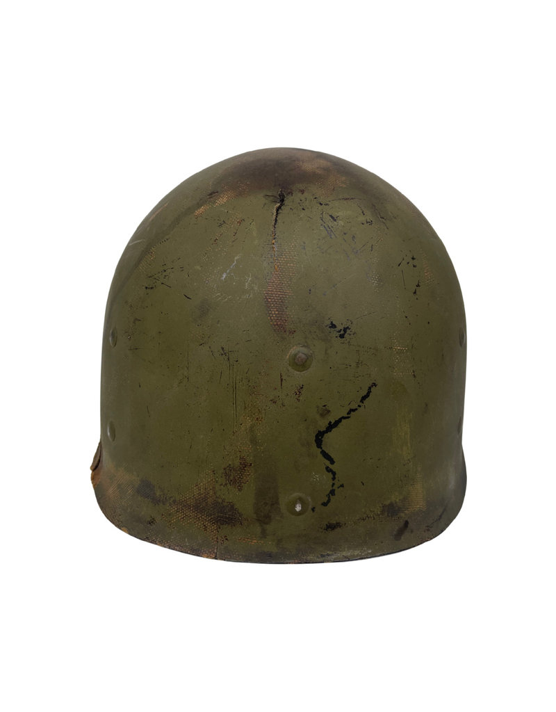 EXTRA FOTO'S Amerikaanse WO2 Corporal Fixed Bale helm
