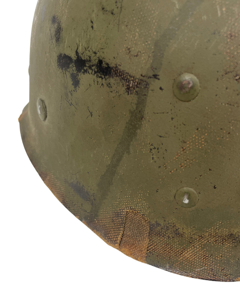 EXTRA FOTO'S Amerikaanse WO2 Corporal Fixed Bale helm