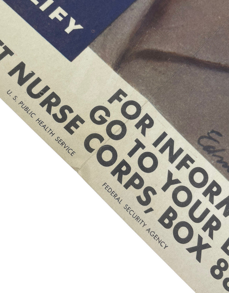 Amerikaanse WO2 Cadet Nurse Corps poster