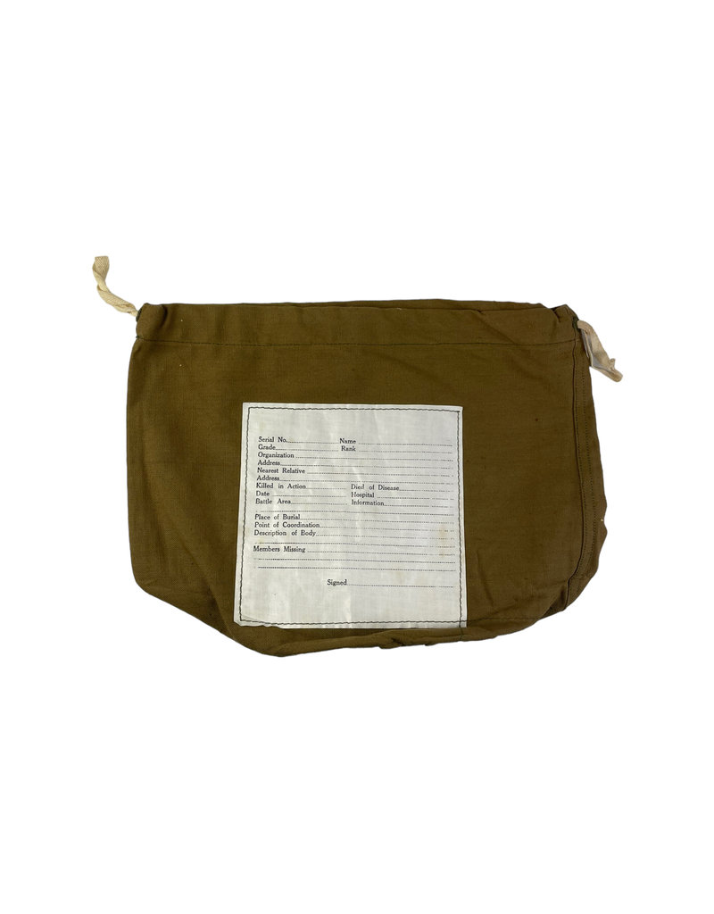 Amerikaanse WO2 Personal Effects Bag