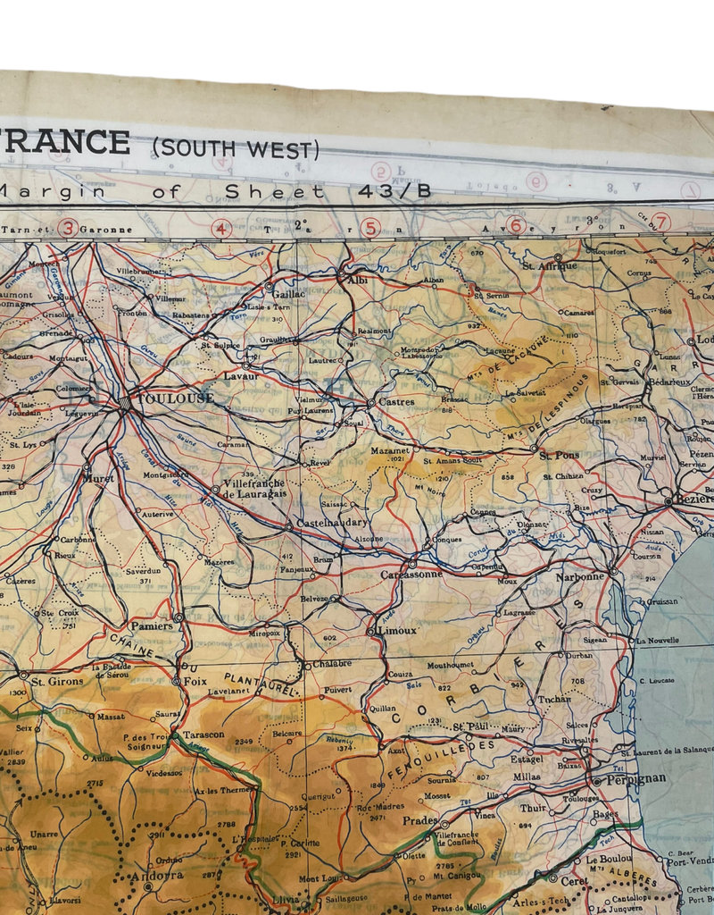 Engelse/Amerikaanse WO2 Airborne escape map