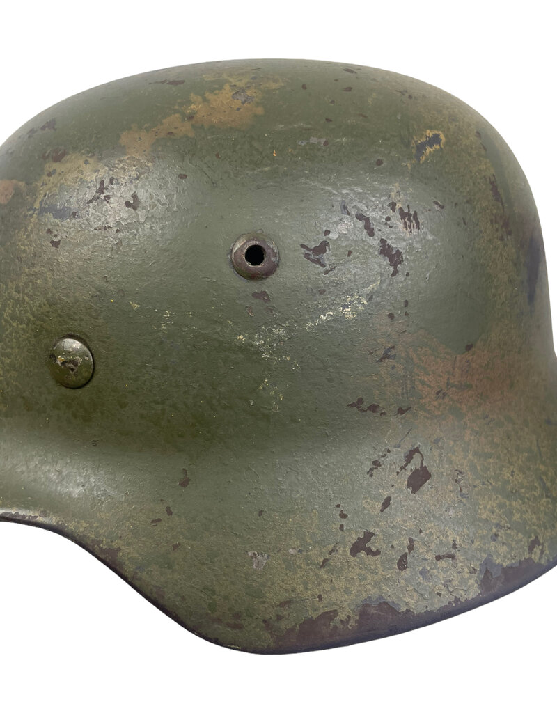 Duitse WO2 M35 2 Tone Luftwaffe helm