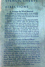 Amerikaanse WO2 Mimeograph stencil sheets