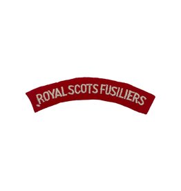 Engelse WO2 Scots Fusiliers title