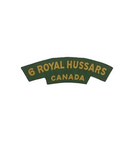 Canadese WO2 6 Royal Hussars titel