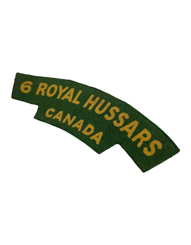 Canadese WO2 6 Royal Hussars titel