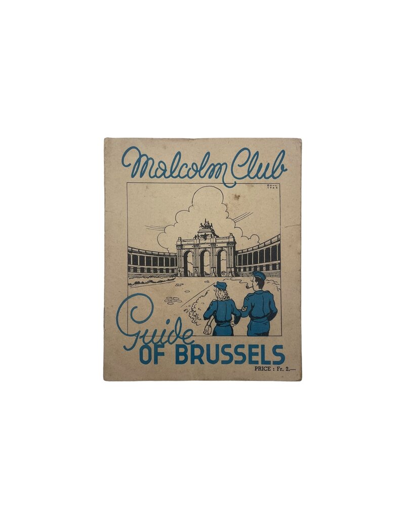 Engelse WO2 Malcolm Club Guide of Brussels
