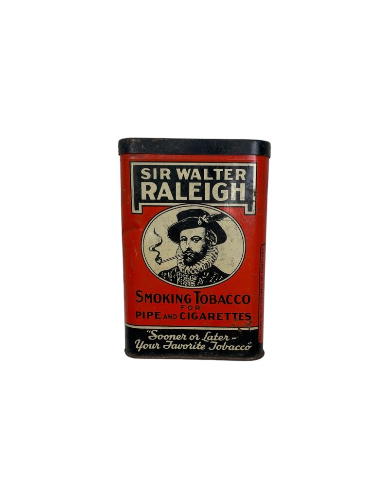 Amerikaans WO2 Sir Walter Raleigh tabaksblik