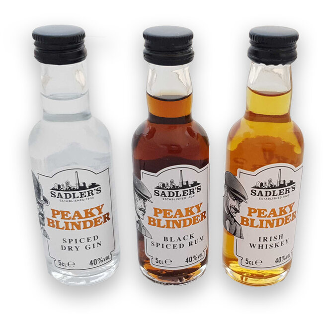 Peaky Blinders mini bottles- 3x 5cl