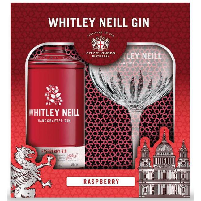 Whitley-Neill Raspberry Giftpack 70CL