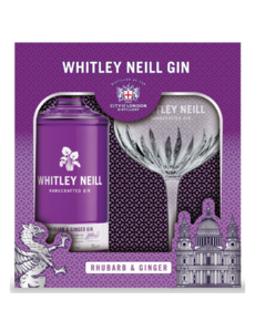 Whitley-Neill Rhubarb & Ginger Giftpack 70CL