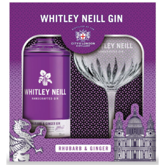 Whitley-Neill Rhubarb & Ginger Giftpack 70CL