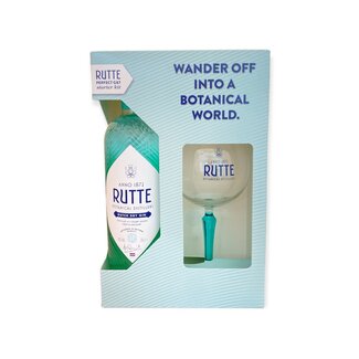 Rutte Dutch Dry Gin Giftpack met 1 glas