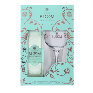 Bloom Premium London Dry Gin 70CL Glass pack