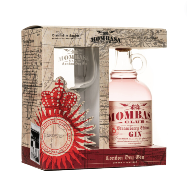 Mombasa-club Strawberry Glass Pack 70CL