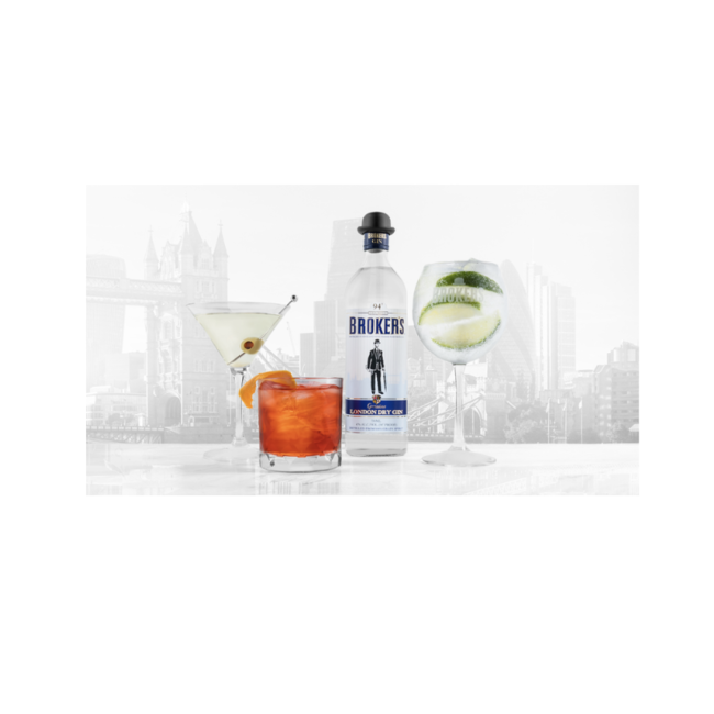 Brokers Dry Gin 70CL
