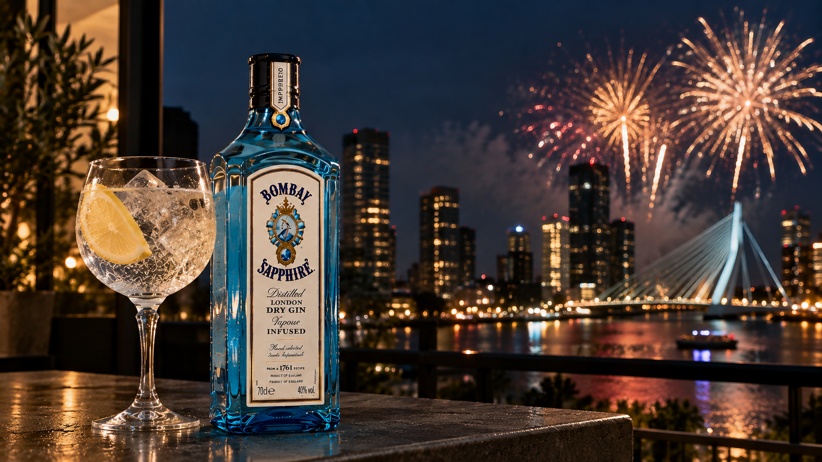 Proost op het nieuwe jaar met stijl goede voornemens beginnen met gin
