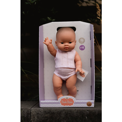 Paola Reina Babypop Meisje met ondergoed - Aziatisch Paola Reina Babypop Meisje met ondergoed - Aziatisch