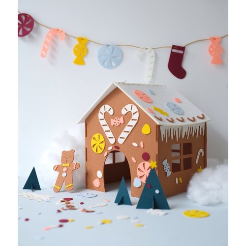 Fabelab DIY kerst kit: Gingerbread House Fabelab DIY kerst kit: Gingerbread House
