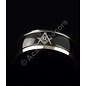 Men's ring in stainless steel