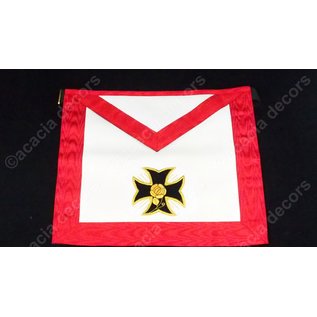 Apron18th degree - hand embroided   - Anchored cross