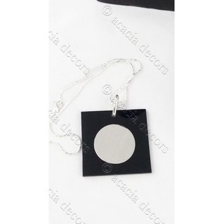 Pendentif avec chaîne    - mirroir