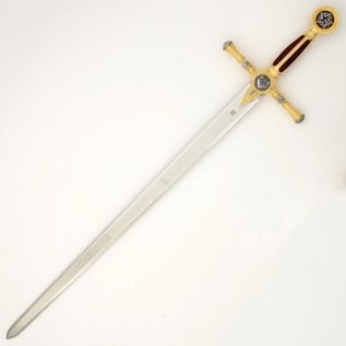 Schwert mit rotem Griff mit Gravuren  NUR IN BENELUX UND NORD FRANKREICH ERHÄLTLICH - PARIS