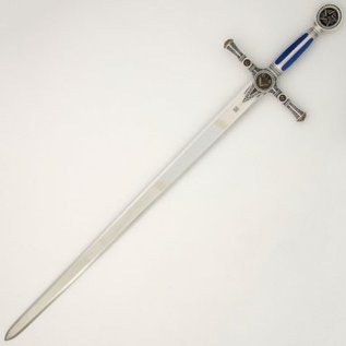 Sword with blue handle with engravings  ONLY AVAILABLE BENELUX AND NORTHERN FRANCE - PARIS